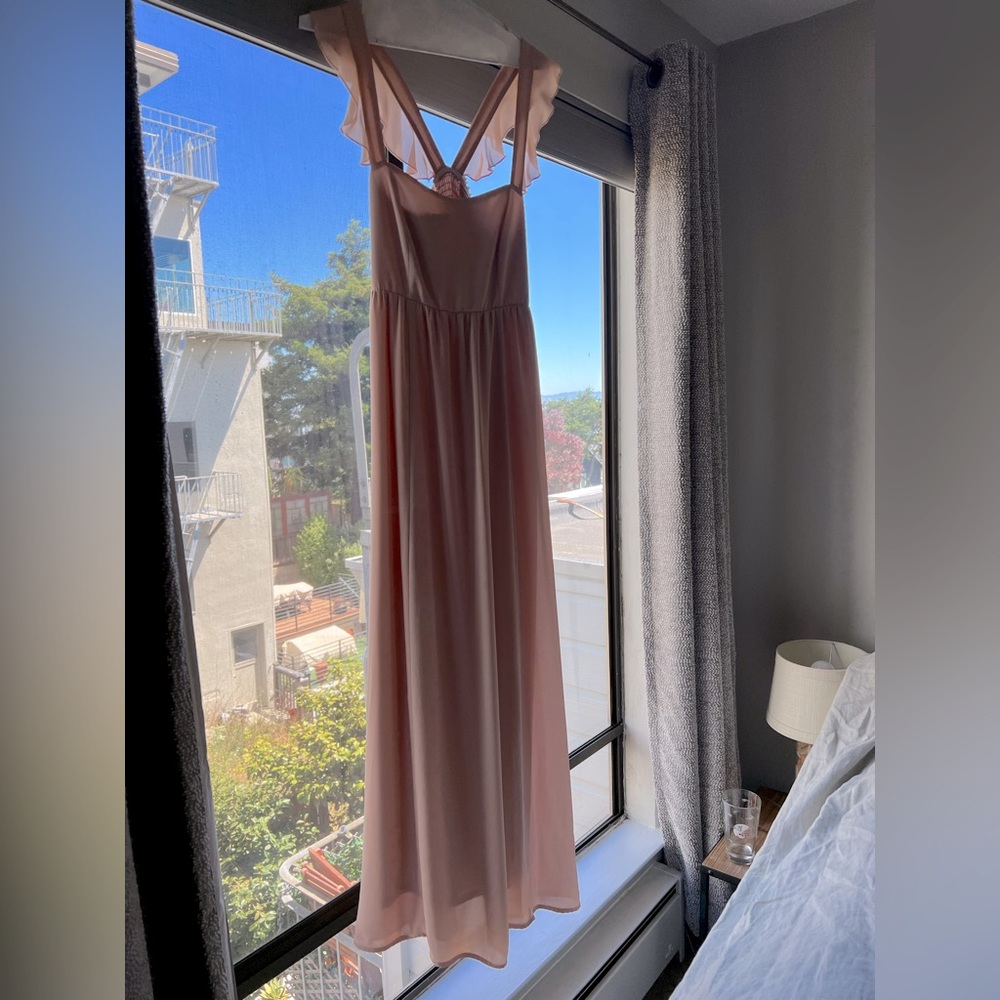 Show Me Your Mumu June Bridesmaid dress in blush, like new condition worn once